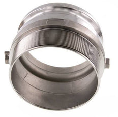 Camlock DN 120 (5'') Stainless Steel Coupling R 5'' Male Thread Type F MIL-C-27487