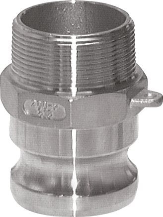 Camlock DN 140 (6'') Brass Coupling R 6'' Male Thread Type F MIL-C-27487