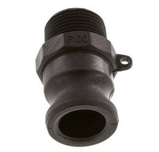 Camlock DN 25 (1'') Polypropylene Coupling R 1'' Male Thread Type F MIL-C-27487 [2 Pieces]