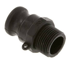 Camlock DN 25 (1'') Polypropylene Coupling R 1'' Male Thread Type F MIL-C-27487 [2 Pieces]