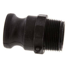 Camlock DN 32 (1 1/4'') Polypropylene Coupling R 1 1/4'' Male Thread Type F MIL-C-27487