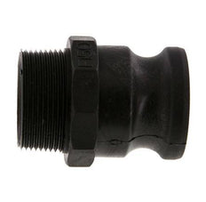 Camlock DN 40 (1 1/2'') Polypropylene Coupling R 1 1/2'' Male Thread Type F MIL-C-27487 [2 Pieces]