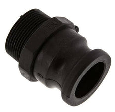 Camlock DN 40 (1 1/2'') Polypropylene Coupling R 1 1/2'' Male Thread Type F MIL-C-27487 [2 Pieces]