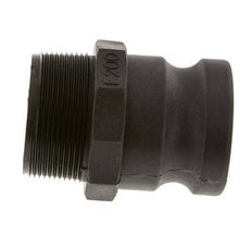 Camlock DN 50 (2'') Polypropylene Coupling R 2'' Male Thread Type F MIL-C-27487