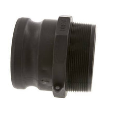 Camlock DN 75 (3'') Polypropylene Coupling R 3'' Male Thread Type F MIL-C-27487