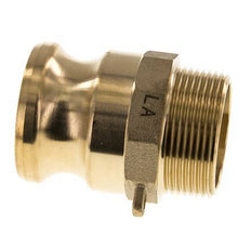 Camlock DN 40 (1 1/2'') Brass Coupling R 1 1/2'' Male Thread Type F MIL-C-27487