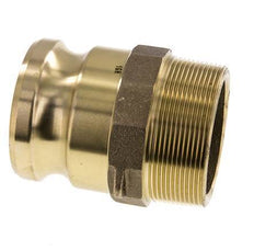 Camlock DN 60 (2 1/2'') Brass Coupling R 2 1/2'' Male Thread Type F MIL-C-27487