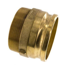 Camlock DN 120 (5'') Brass Coupling R 5'' Male Thread Type F MIL-C-27487