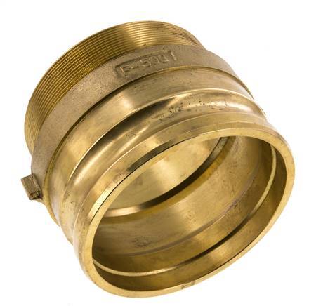 Camlock DN 120 (5'') Brass Coupling R 5'' Male Thread Type F MIL-C-27487