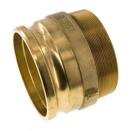 Camlock DN 120 (5'') Brass Coupling R 5'' Male Thread Type F MIL-C-27487