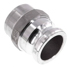 Camlock DN 60 (2 1/2'') Aluminium Coupling R 2 1/2'' Male Thread Type F MIL-C-27487