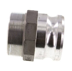 Camlock DN 75 (3'') Aluminium Coupling R 3'' Male Thread Type F MIL-C-27487