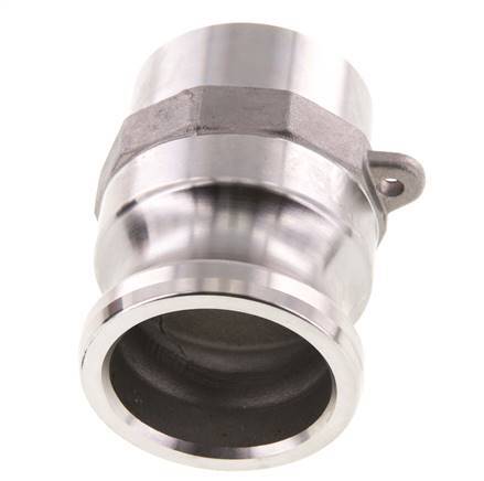 Camlock DN 40 (1 1/2'') Stainless Steel Coupling Weld End (48.3 mm) Type F (AS) MIL-C-27487