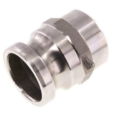 Camlock DN 50 (2'') Stainless Steel Coupling Weld End (60.3 mm) Type F (AS) MIL-C-27487