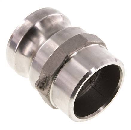 Camlock DN 50 (2'') Stainless Steel Coupling Weld End (60.3 mm) Type F (AS) MIL-C-27487