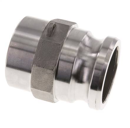 Camlock DN 60 (2 1/2'') Stainless Steel Coupling Weld End (76.1 mm) Type F (AS) MIL-C-27487