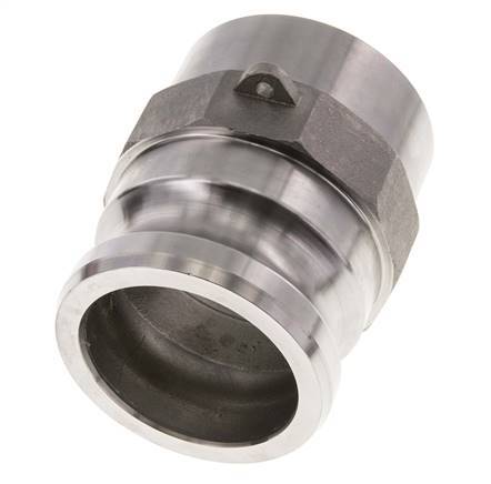 Camlock DN 60 (2 1/2'') Stainless Steel Coupling Weld End (76.1 mm) Type F (AS) MIL-C-27487