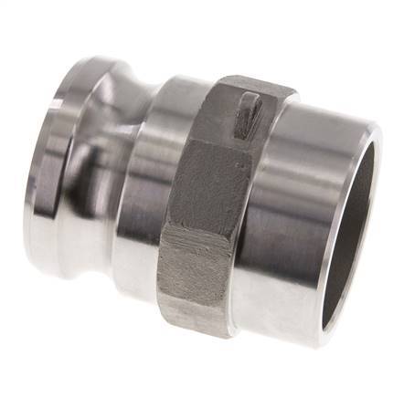 Camlock DN 60 (2 1/2'') Stainless Steel Coupling Weld End (76.1 mm) Type F (AS) MIL-C-27487