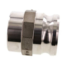 Camlock DN 75 (3'') Stainless Steel Coupling Weld End (88.9 mm) Type F (AS) MIL-C-27487