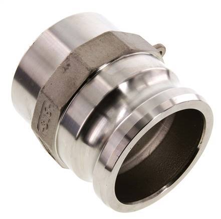 Camlock DN 75 (3'') Stainless Steel Coupling Weld End (88.9 mm) Type F (AS) MIL-C-27487