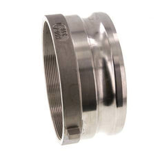 Camlock DN 120 (5'') Stainless Steel Coupling Rp 5'' Female Thread Type A MIL-C-27487