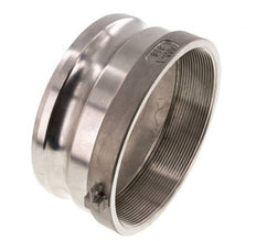 Camlock DN 120 (5'') Stainless Steel Coupling Rp 5'' Female Thread Type A MIL-C-27487
