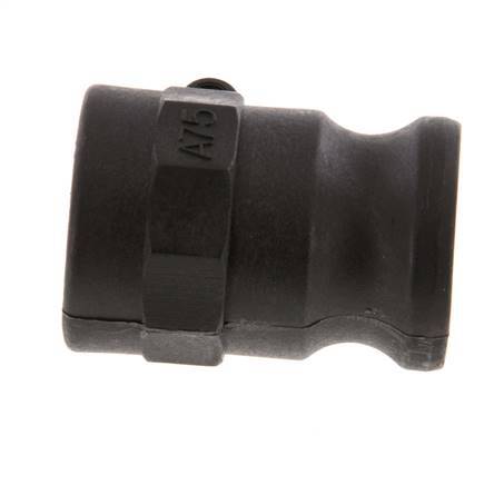 Camlock DN 20 (3/4'') Polypropylene Coupling Rp 3/4'' Female Thread Type A MIL-C-27487 [2 Pieces]