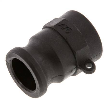 Camlock DN 20 (3/4'') Polypropylene Coupling Rp 3/4'' Female Thread Type A MIL-C-27487 [2 Pieces]