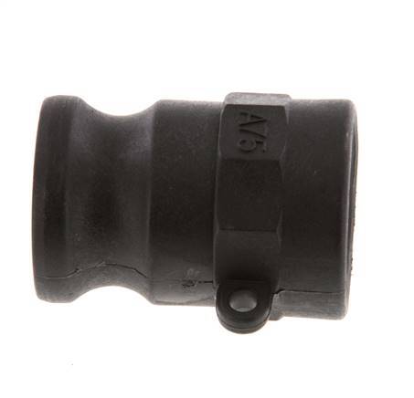 Camlock DN 20 (3/4'') Polypropylene Coupling Rp 3/4'' Female Thread Type A MIL-C-27487 [2 Pieces]