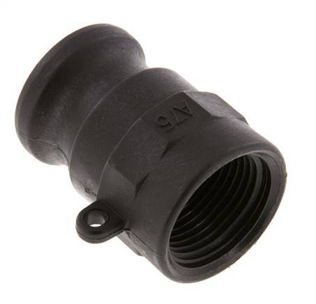 Camlock DN 20 (3/4'') Polypropylene Coupling Rp 3/4'' Female Thread Type A MIL-C-27487 [2 Pieces]