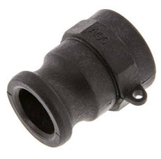 Camlock DN 25 (1'') Polypropylene Coupling Rp 1'' Female Thread Type A MIL-C-27487 [2 Pieces]