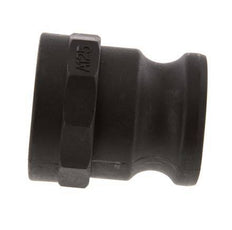 Camlock DN 40 (1 1/2'') Polypropylene Coupling Rp 1 1/4'' Female Thread Type A MIL-C-27487 [2 Pieces]