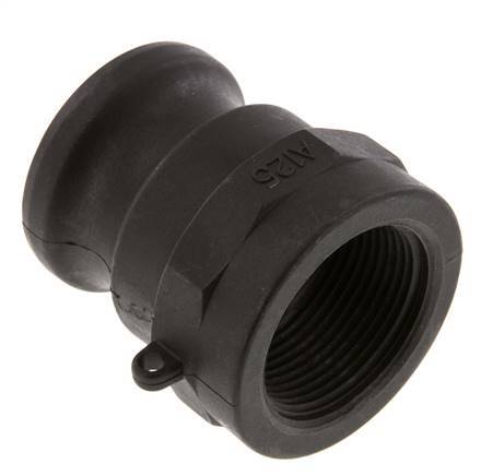Camlock DN 40 (1 1/2'') Polypropylene Coupling Rp 1 1/4'' Female Thread Type A MIL-C-27487 [2 Pieces]