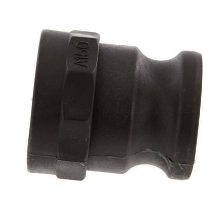 Camlock DN 40 (1 1/2'') Polypropylene Coupling Rp 1 1/2'' Female Thread Type A MIL-C-27487 [2 Pieces]