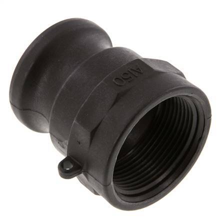 Camlock DN 40 (1 1/2'') Polypropylene Coupling Rp 1 1/2'' Female Thread Type A MIL-C-27487 [2 Pieces]