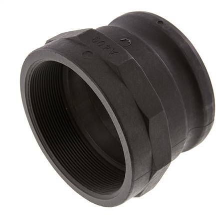 Camlock DN 90 (4'') Polypropylene Coupling Rp 4'' Female Thread Type A MIL-C-27487