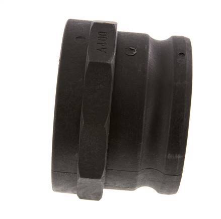 Camlock DN 90 (4'') Polypropylene Coupling Rp 4'' Female Thread Type A MIL-C-27487