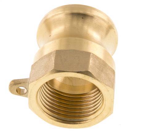 Camlock DN 20 (3/4'') Brass Coupling Rp 3/4'' Female Thread Type A MIL-C-27487
