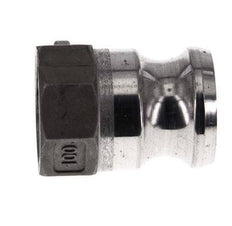 Camlock DN 25 (1'') Aluminium Coupling Rp 1'' Female Thread Type A MIL-C-27487