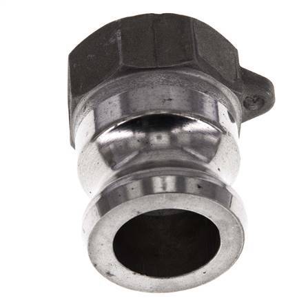 Camlock DN 25 (1'') Aluminium Coupling Rp 1'' Female Thread Type A MIL-C-27487