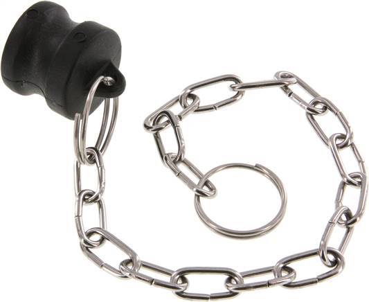 Camlock DN 20 (3/4'') Polypropylene Coupling Plug Type DP MIL-C-27487 [2 Pieces]