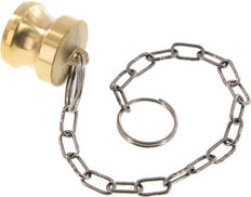 Camlock DN 25 (1'') Brass Coupling Plug Type DP MIL-C-27487
