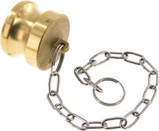 Camlock DN 40 (1 1/2'') Brass Coupling Plug Type DP MIL-C-27487