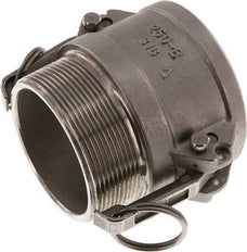 Camlock DN 60 (2 1/2'') Stainless Steel Safety Coupling R 2 1/2'' Male Thread Type B MIL-C-27487