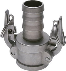 Camlock DN 90 (4'') Stainless Steel Safety Coupling Hose Pillar (100 mm) Type C MIL-C-27487