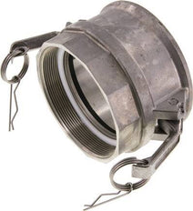 Camlock DN 90 (4'') Stainless Steel Coupling G 4'' Female Thread Type D EN 14420-7 (DIN 2828)