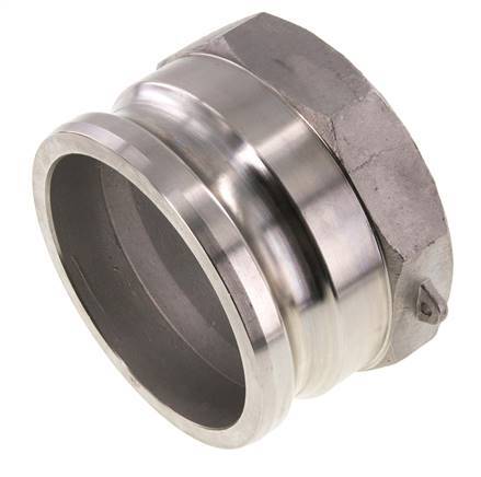 Camlock DN 90 (4'') Stainless Steel Coupling G 4'' Female Thread Type A EN 14420-7 (DIN 2828)