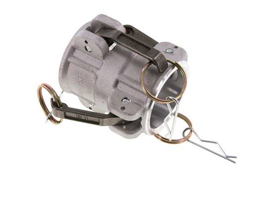 Camlock DN 40 (1 1/2'') Aluminium Coupling Connector for Plug MIL-C-27487