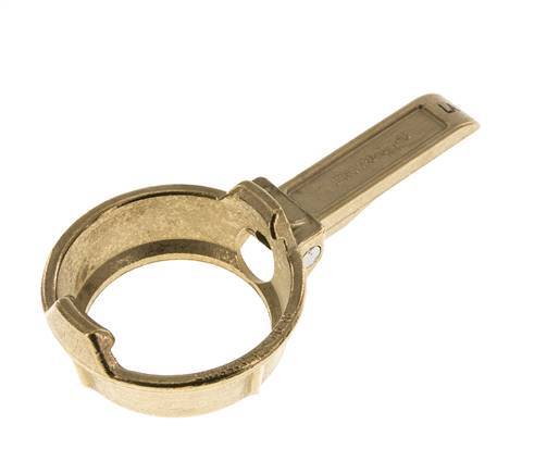 DN 50 Brass Tank Truck (TW) Clamping Ring with Lever (M-Type)