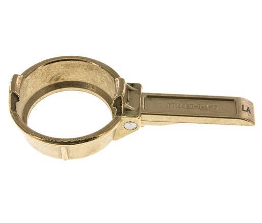 DN 50 Brass Tank Truck (TW) Clamping Ring with Lever (M-Type)